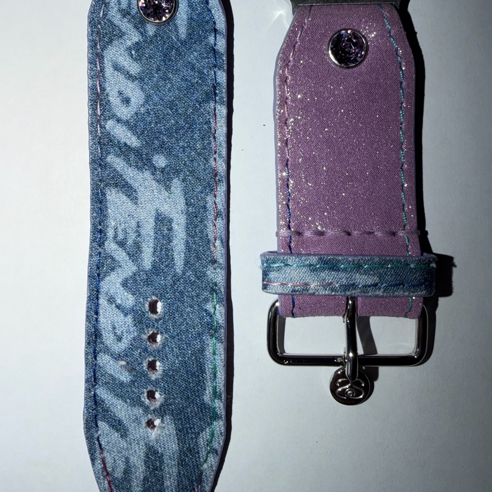 Authentic Upcycled Retro Fendi Denim Jekyl & Hyde w/Purple Akoya by Spark’l - Picture 3 of 7